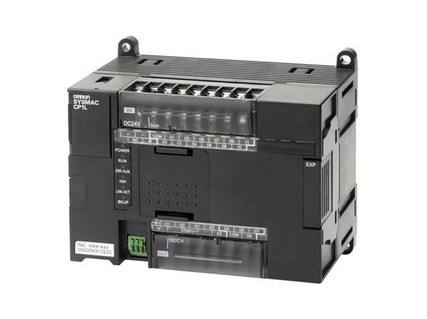 PLC CP1L 24VDC-matning, 12 x 24VDC