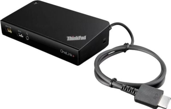 Lenovo ThinkPad OneLink+ Dock - Portreplikator - VGA - 90 watt - Danmark - for ThinkPad P40 Yoga 20GQ, 20GR; X1 Carbon 20FB, 20FC; X1 Tablet 20GG, ...
