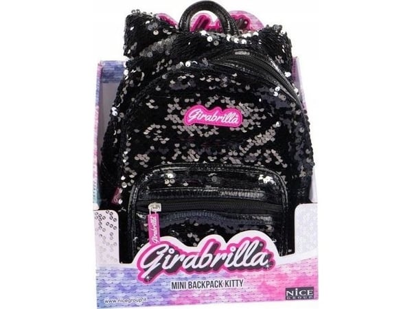 Nice Girabrilla ryggsekk Kitty svart