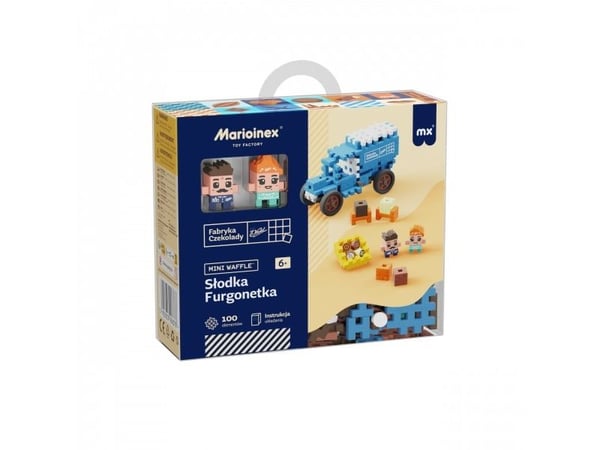Marioinex mini klosser Waffle - Wedel søt varebil 100 deler