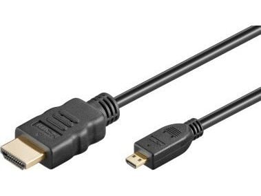 Goobay Ultra-High Speed HDMI™ -kaapeli Micro-HDMI™ 8K @ 60 Hz - kaapelin pituus 3 m