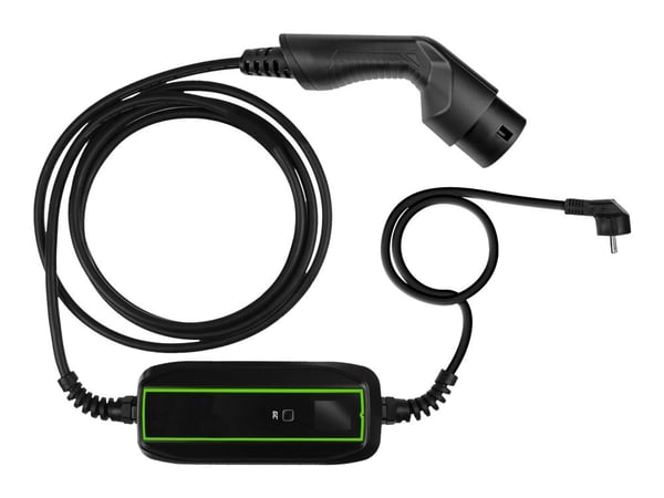 Green Cell EV16, Musta, LCD, Musta, AC, IP66, Tyyppi 2