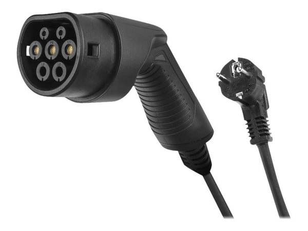 Green Cell EV16, Musta, LCD, Musta, AC, IP66, Tyyppi 2