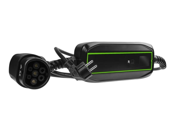 Green Cell EV16, Musta, LCD, Musta, AC, IP66, Tyyppi 2