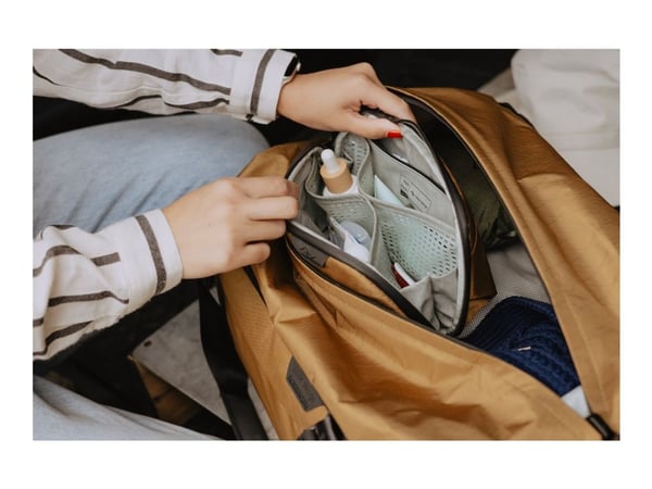 Peak Design Wash Pouch - Eske S størrelse - 200D-nylon - coyote