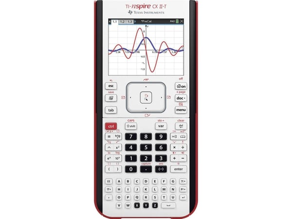 Texas Instruments TI-Nspire CX II-T, Ficka, Grafer, Flash, USB-port, Batteri, Vit