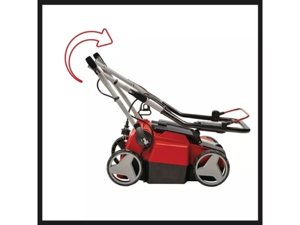 Einhell GE-SA 1435/1, Manuell gressklipper, 35 cm, Roterende blader, 28 l, 4 hjul, Plast