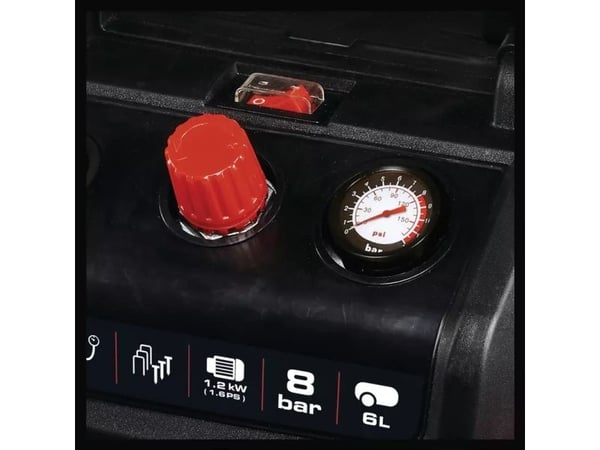 Einhell luftkompressor TC-AC 190/6/8 OF 6 l 8 bar (4020655)