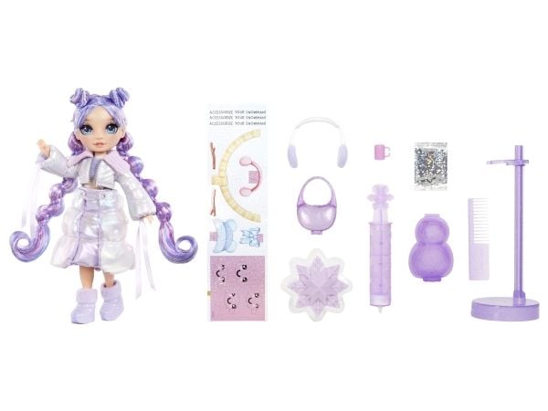Rainbow High Winter Wonderland Doll- Violet (Purple), Modedocka, Flicka, 4 År, Pojke/flicka, 280 mm, Multifärg