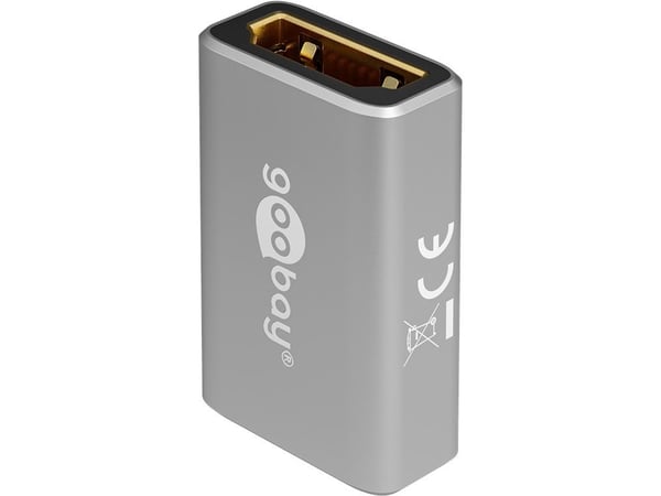 Goobay 72008, HDMI Type A (Standard), HDMI Type A (Standard), Naarasliitin, Naarasliitin, Suora, Suora, Suora
