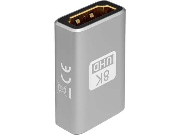 Goobay 72008, HDMI Type A (Standard), HDMI Type A (Standard), Naarasliitin, Naarasliitin, Suora, Suora, Suora
