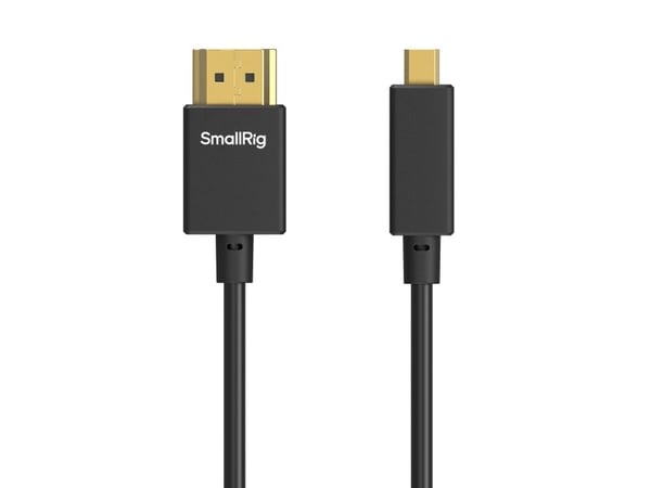 SmallRig 4795, 1 m, HDMI-tyyppi D (mikro), HDMI-tyyppi A (vakio), musta