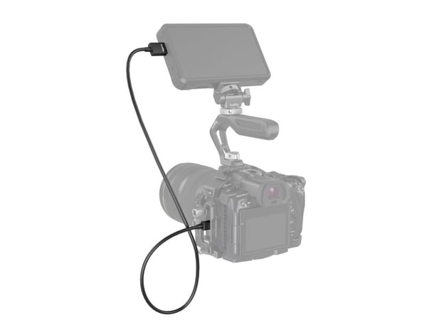 SmallRig 4795, 1 m, HDMI Typ D (micro), HDMI Typ A (standard), Svart