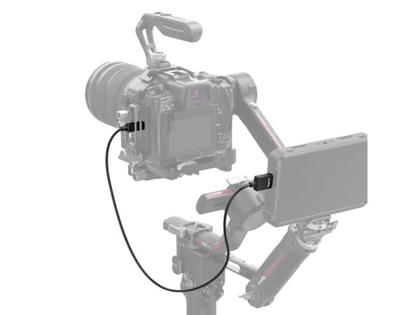SmallRig 4795, 1 m, HDMI Typ D (micro), HDMI Typ A (standard), Svart