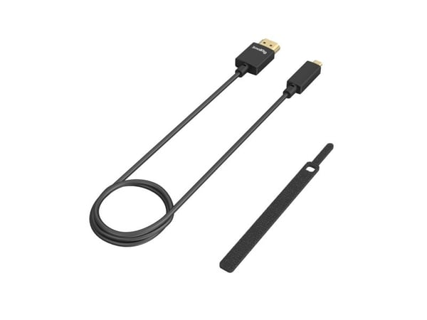 SmallRig 4795, 1 m, HDMI Typ D (micro), HDMI Typ A (standard), Svart