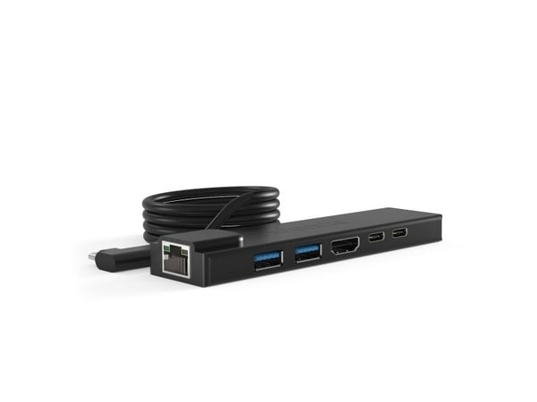 Compulocks 1-Meter Cable USB-C Hub - Dockningsstation - USB-C - HDMI - 10Mb LAN