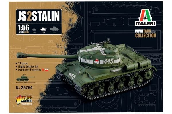 Italeri - JS2 STALIN, 1/56, 25764