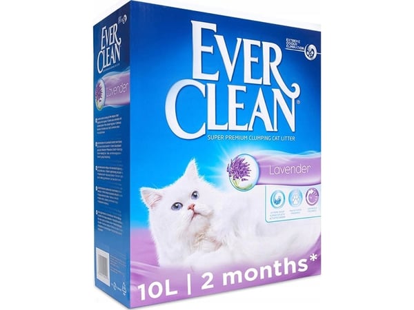 Everclean - Levandų skonio kačių kraikas, 10 l