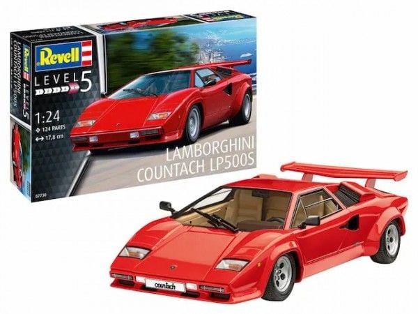 Revell Plast modell Lamborghini Countach LP500 1/24