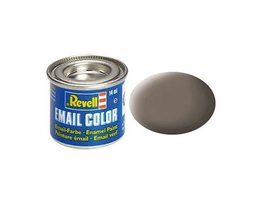 Emalj 14 ml jordbrun matt