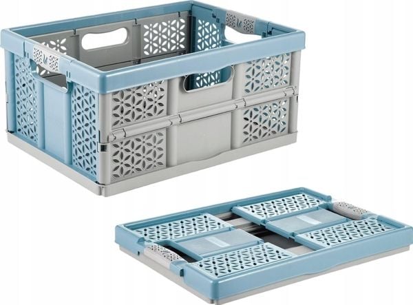 keeeper Profi-Klappboks „lea“ 32 liter nordic-blue bæreevne 30 kg softhåndtak PP/TPE – 1 stk (1029668000000)