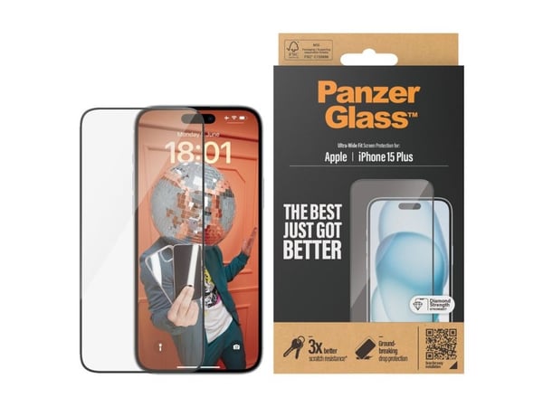 PanzerGlass - - för Apple iPhone 15 Plus