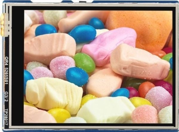 Waveshare 2,8" resistiv berøringsskjerm LCD IPS 320x240 - SPI - 65K RGB - for Raspberry Pi Pico - Waveshare 19804