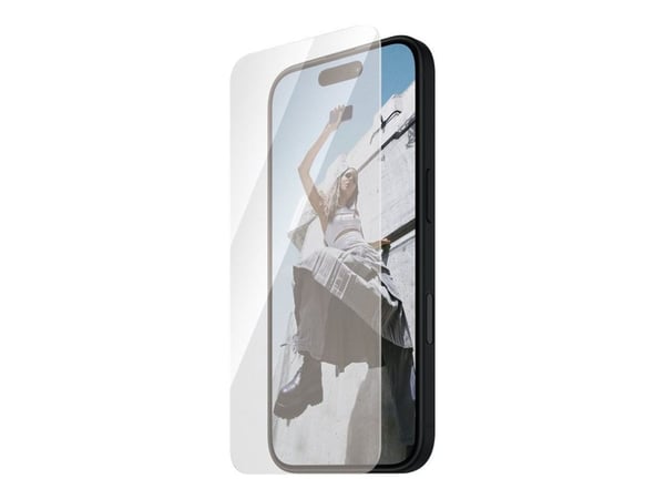 SAFE. by PanzerGlass - Skjermbeskyttelse for mobiltelefon - ultrabred passform - glass - for Apple iPhone 15, 16