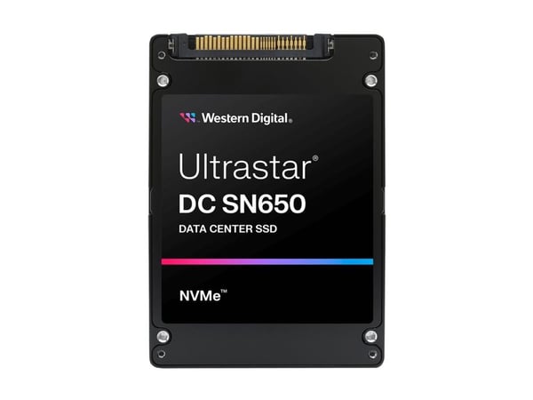 WD Ultrastar DC SN650 WUS5EA176ESP5E3 - SSD - 7.68 TB - intern - 2.5" - U.3 PCIe 4.0 (NVMe)