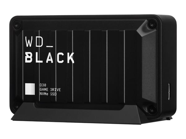 Western Digital WD_BLACK D30, 2000 GB, USB Type-C, 3.2 Gen 2 (3.1 Gen 2), Musta