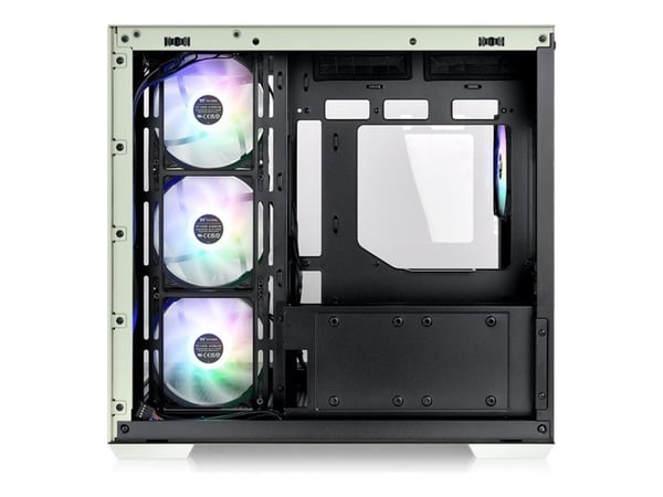 Thermaltake View 380 TG ARGB - Mid tower - ATX - sidepanel med vindu (herdet glass) - ingen strømforsyning (PS/2) - matcha-grønn - USB/lyd