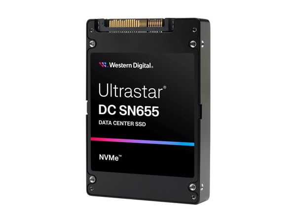 WD Ultrastar DC SN655 WUS5EA138ESP7E3 - SSD - 3.84 TB - intern - 2.5" - U.3 PCIe 4.0 (NVMe)
