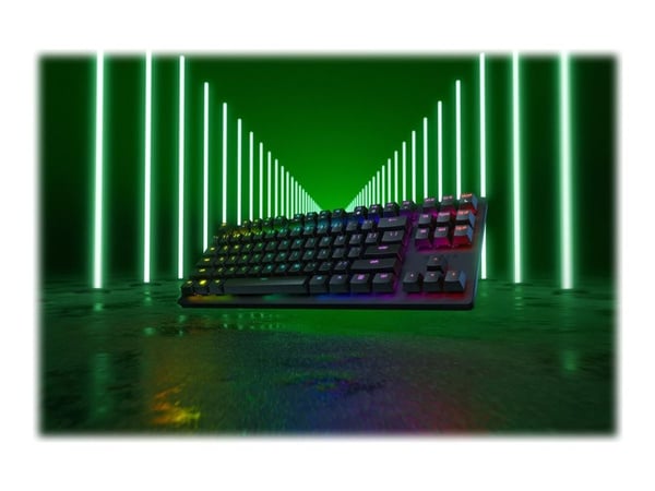 Razer RZ03-03391300-R3N1, Langallinen & langaton, USB + RF Wireless + Bluetooth, Mekaaninen, QWERTY, RGB LED, Musta
