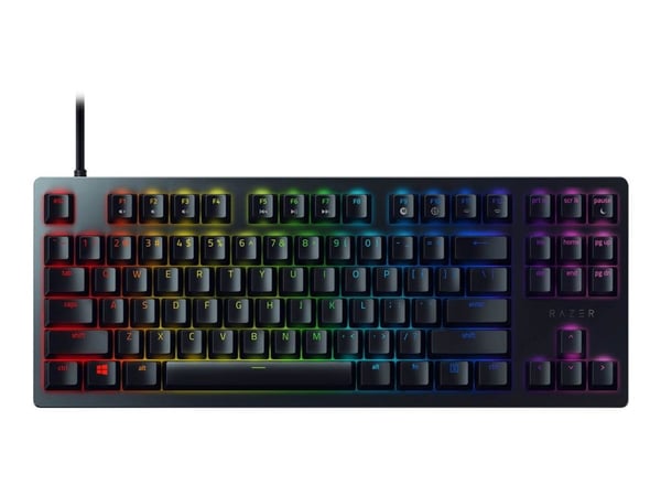 Razer RZ03-03391300-R3N1, Langallinen & langaton, USB + RF Wireless + Bluetooth, Mekaaninen, QWERTY, RGB LED, Musta
