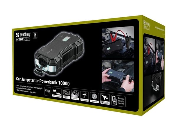 Sandberg Jumpstarter Powerbank 10000, 10000 mAh, Lajittelu