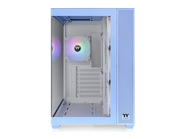 Thermaltake View 380 TG ARGB - Mid tower - ATX - sidepanel med vindu (herdet glass) - ingen strømforsyning (ATX) - hydrangea blue - USB/lyd