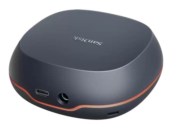 SanDisk Desk Drive - SSD - 4 TB - ekstern (bærbar) - USB 3.2 Gen 2 (USB-C kontakt)