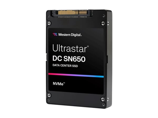 WD Ultrastar DC SN650 WUS5EA176ESP5E3 - SSD - 7.68 TB - intern - 2.5" - U.3 PCIe 4.0 (NVMe)