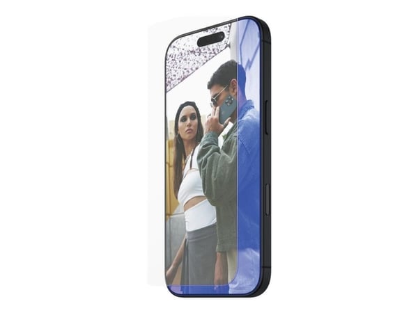 SAFE. by PanzerGlass - Skjermbeskyttelse for mobiltelefon - anti-blått lys, ultrabred passform - glass - for Apple iPhone 15, 16