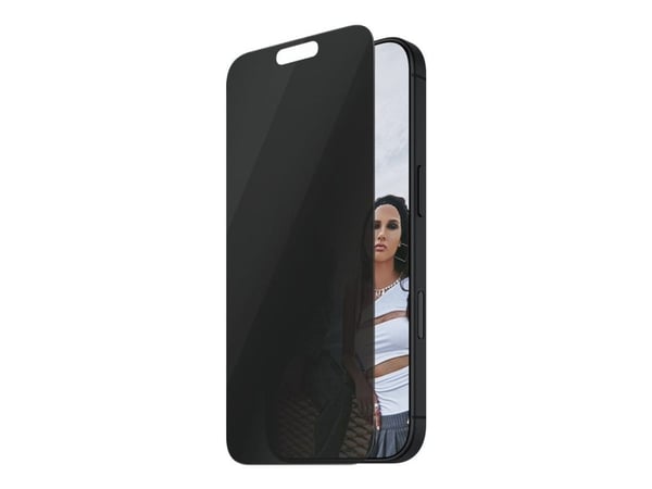 SAFE. by PanzerGlass - Skjermbeskyttelse for mobiltelefon - ultrabred passform - glass - med personvernsfilter - 2-veis - for Apple iPhone 15 Plus,...