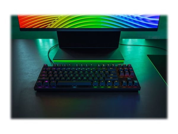 Razer RZ03-03391300-R3N1, Langallinen & langaton, USB + RF Wireless + Bluetooth, Mekaaninen, QWERTY, RGB LED, Musta