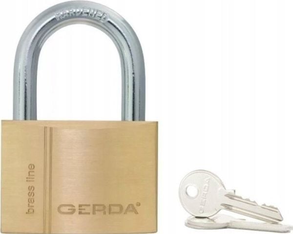 Gerda BRASS LINE S50 hengelås i messing 0KMP0005000.98230B