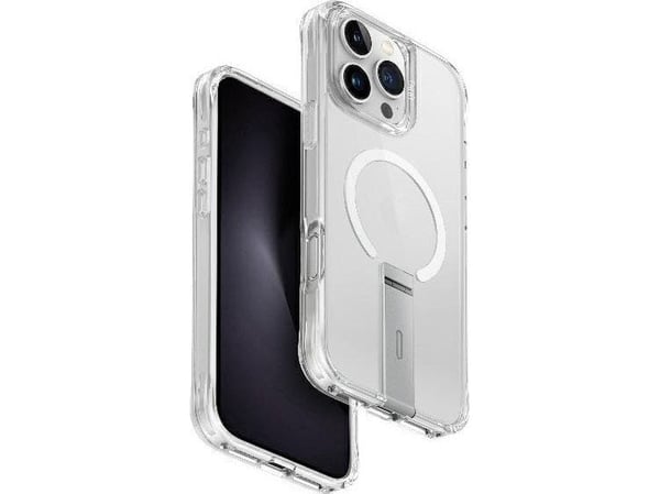 Deksel UNIQ Eleva med „Vertica“ stativ Apple iPhone 16 Pro Max 6,9" klar/lucent clear Deksel UNIQ Eleva med „Vertica“ stativ Apple iPhone 16 Pro Max 6,9" klar/lucent clear