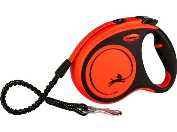 flexi Xtreme line, bånd, M: 5m < 35 kg, orange