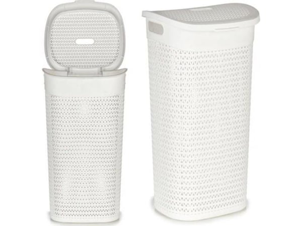 Vaskekurv Bigbuy Home i plast 60L 60 L (44 x 57 x 34,5 cm)