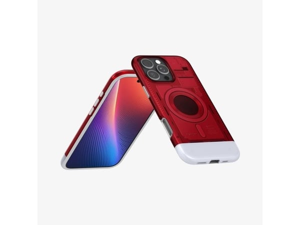 Spigen Classic C1 (MagFit), Suojus, Apple, iPhone 16 Pro Max, 17,5 cm (6.9"), Punainen