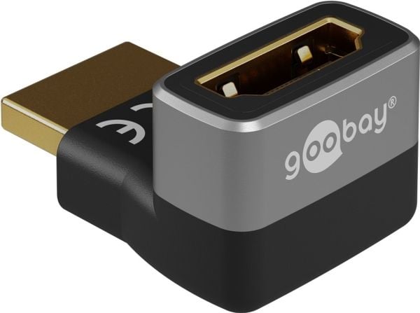 Goobay 72009, HDMI Type A (Standard), HDMI Type A (Standard), Hunkjønn, Hankjønn, Ledning feste, Rett