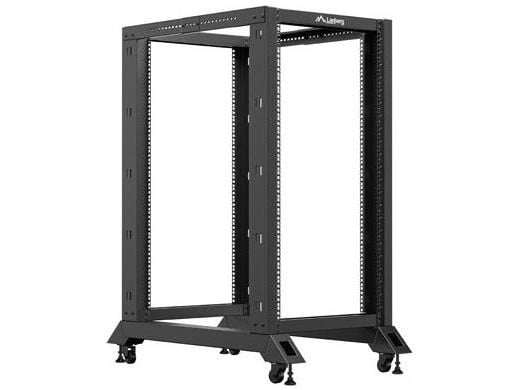Lanberg Avoin teline 22U 600x1000 musta