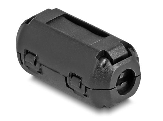 Delock - Ferrittperle - for round cable up to 3.5 mm - svart (en pakke 2)