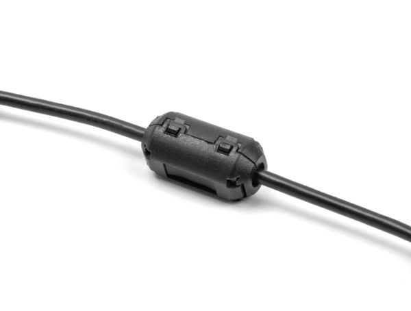 Delock - Ferrittperle - for round cable up to 3.5 mm - svart (en pakke 2)